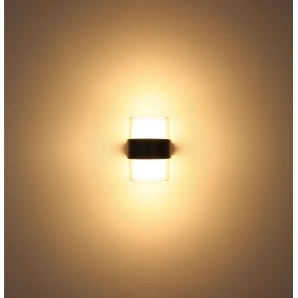 Globo - LED spoljašnja zidna svetiljka LED/10W/230V 3000K IP44