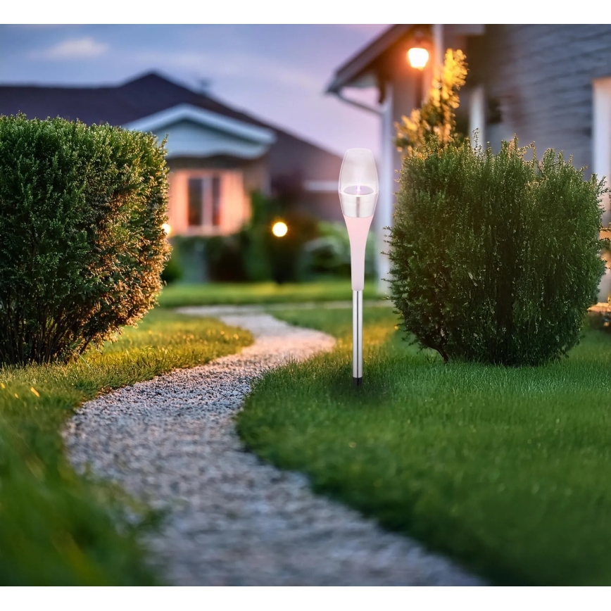 Globo - LED RGB solarna svetiljka 2xLED/0,06W/3V IP44 400 mAh