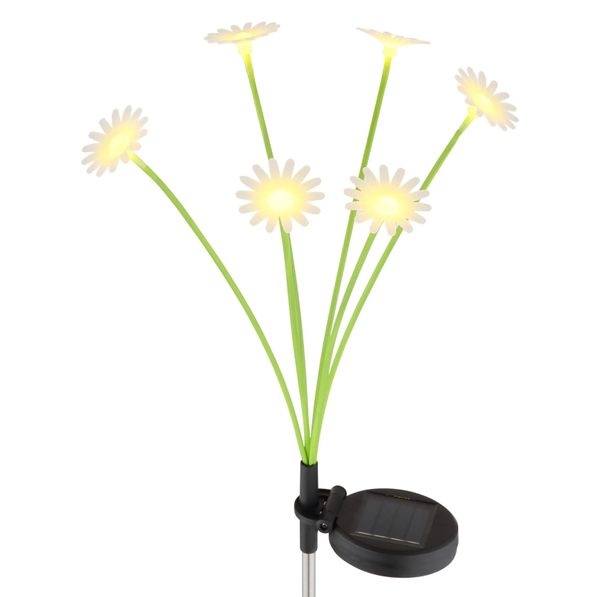 Globo - LED solarna svetiljka 6xLED/3V IP44 600 mAh, u obliku cveta
