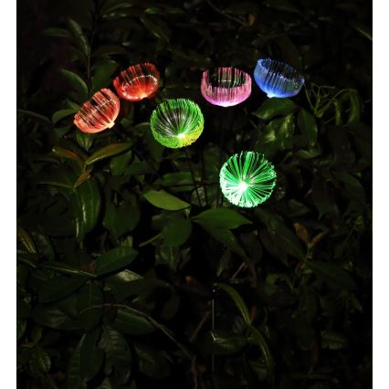 Globo - LED RGB solarno svetlo 6xLED/1,2V IP44 300 mAh