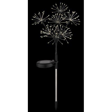 Globo - LED solarna svetiljka 3xLED/3V IP44 600 mAh sa efektom vatrometa