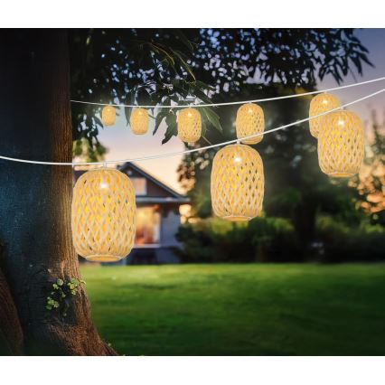 Globo - LED solarni lanac LED/0,06W/3V 650 cm IP44 400 mAh