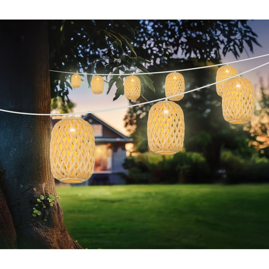 Globo - LED solarni lanac LED/0,06W/3V 650 cm IP44 400 mAh