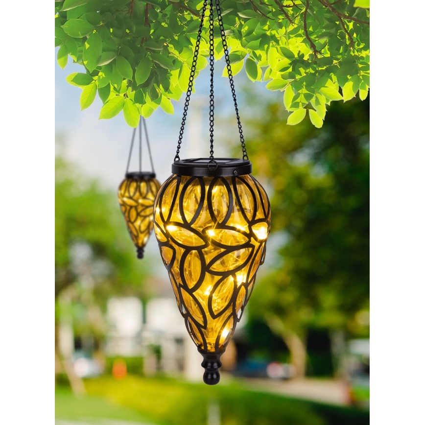 Globo - LED solarna svetiljka LED/0,9W/3,2V IP44 žuta