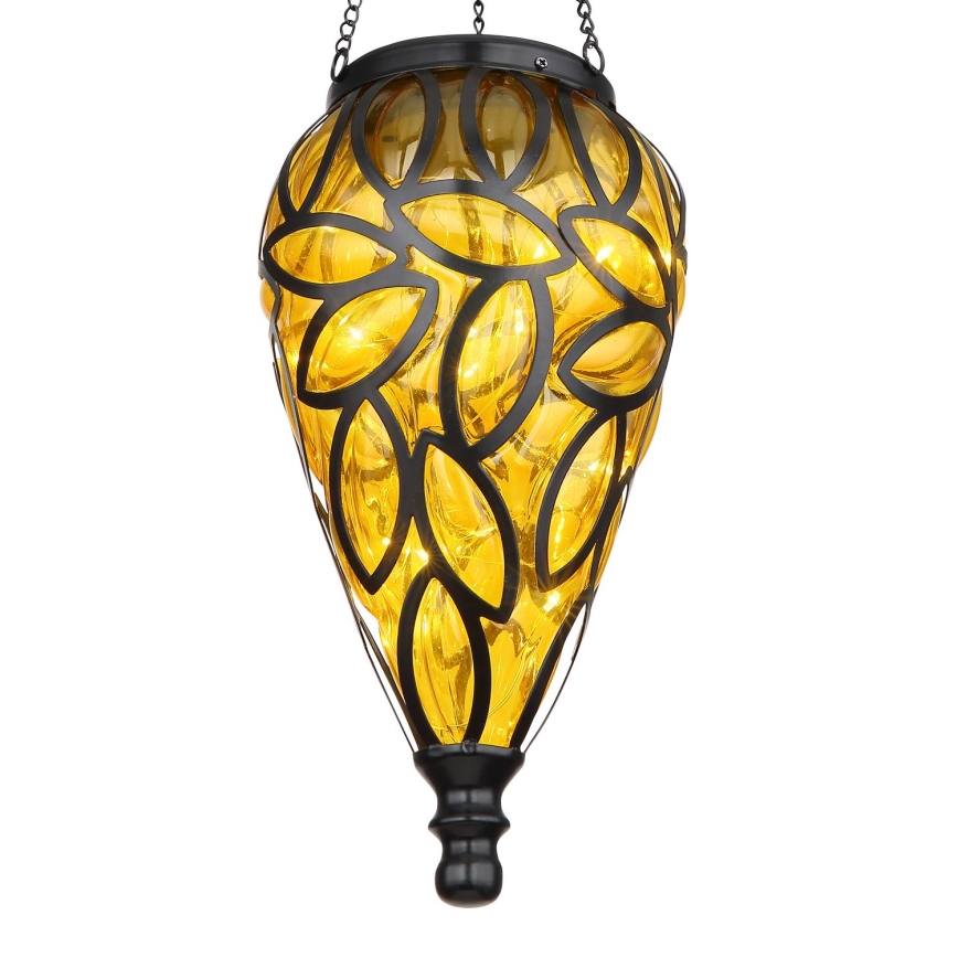 Globo - LED solarna svetiljka LED/0,9W/3,2V IP44 žuta