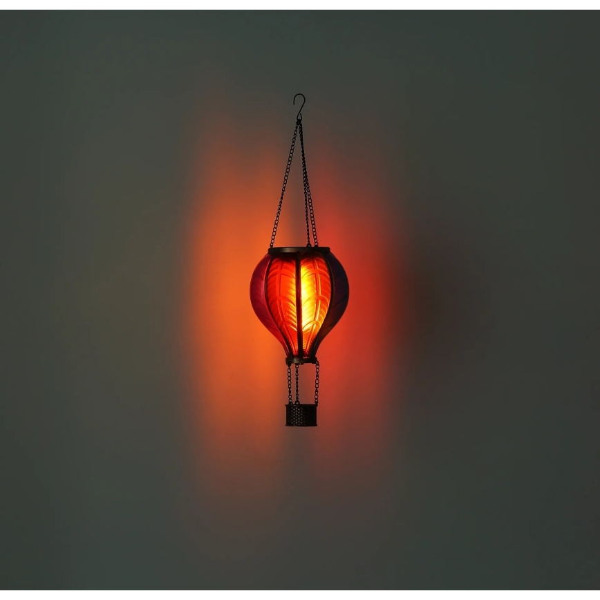 Globo - Zavesna solarna dekoracija 20xLED/0,5W/3V IP44 leteći balon