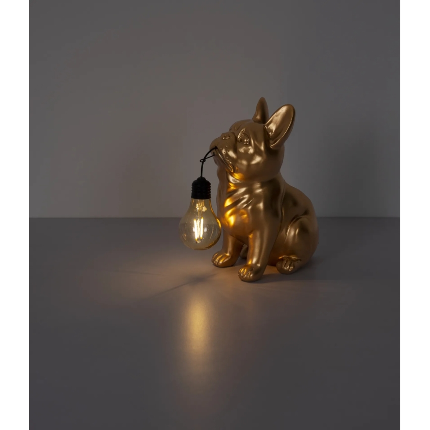 Globo - LED solarna svetiljka LED/3V IP44 300 mAh zlatni pas