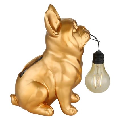 Globo - LED solarna svetiljka LED/3V IP44 300 mAh zlatni pas
