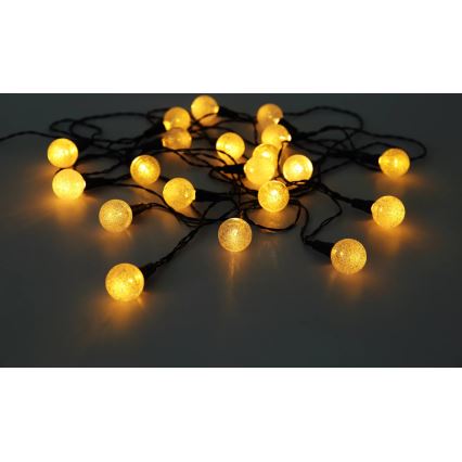 Globo - LED RGB solarna girlanda 20xLED/0,06W/3V 770 cm IP44