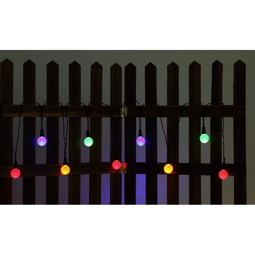 Globo - LED RGB solarna girlanda 20xLED/0,06W/3V 770 cm IP44