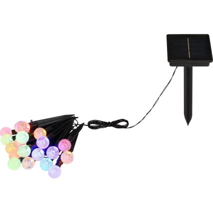 Globo - LED RGB solarna girlanda 20xLED/0,06W/3V 770 cm IP44
