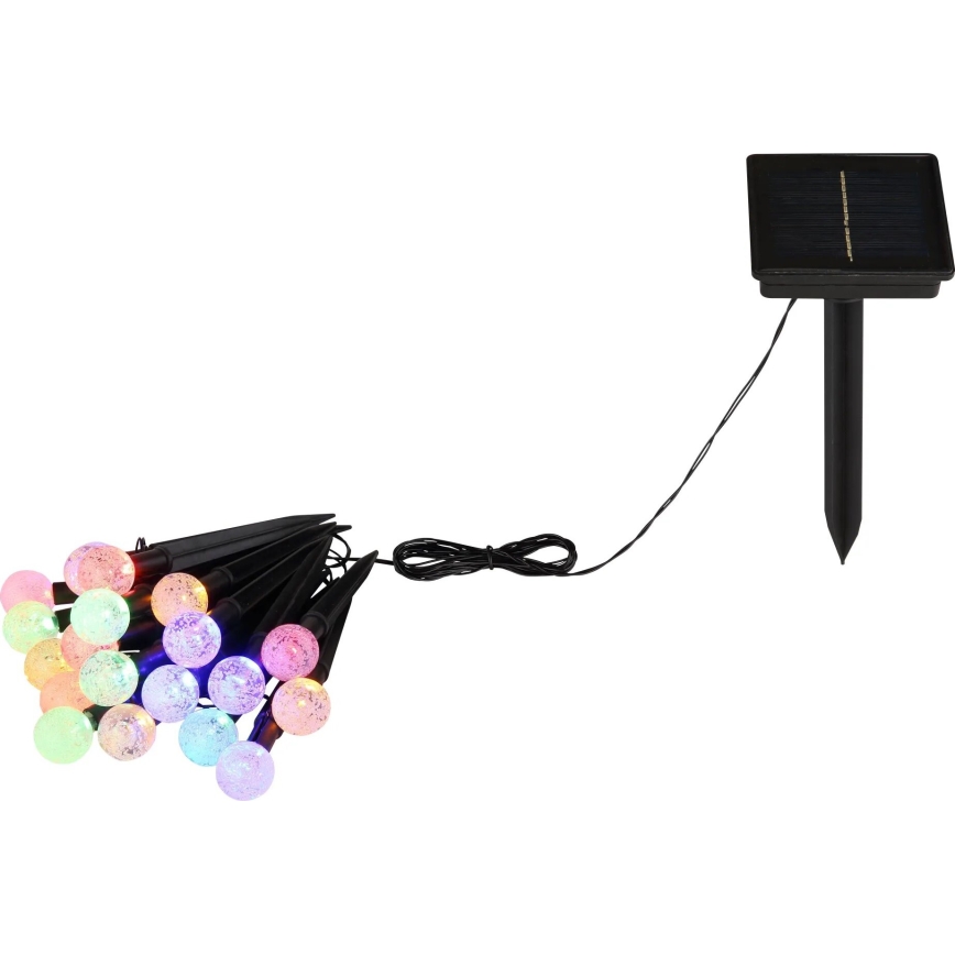 Globo - LED RGB solarna girlanda 20xLED/0,06W/3V 770 cm IP44