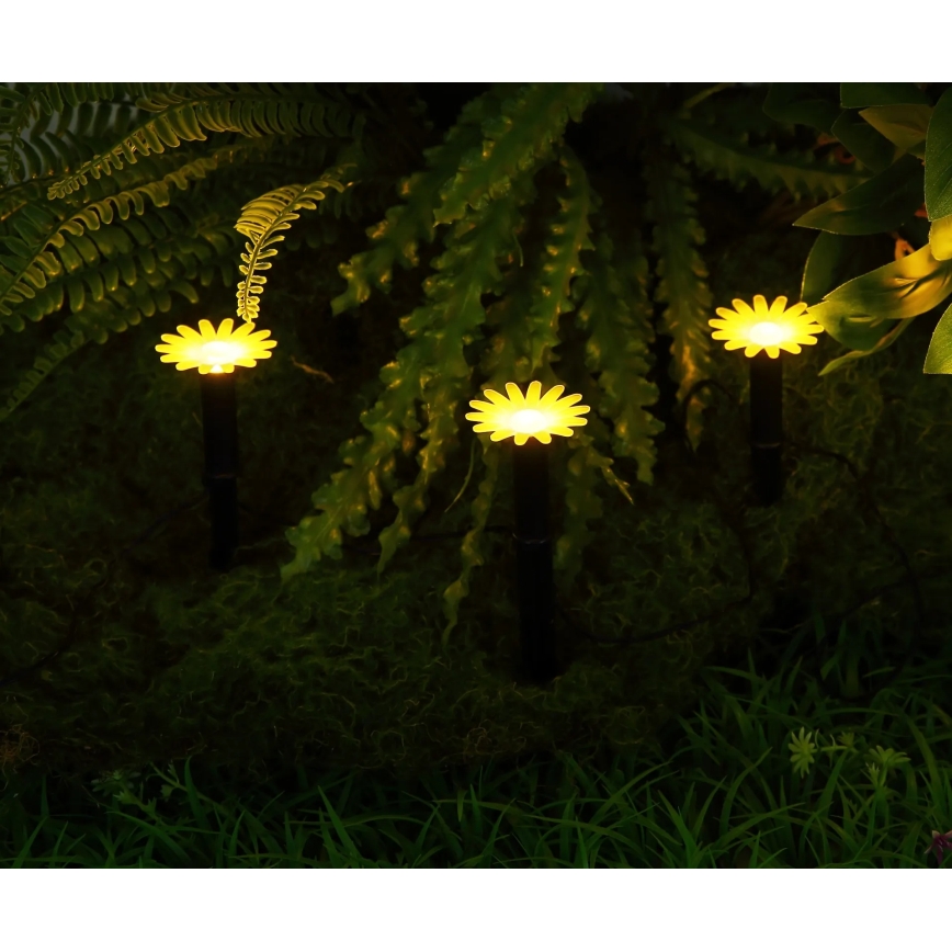 Globo - LED solarni lanac 5xLED/3V IP44 300 mAh 2,2 m cvetovi
