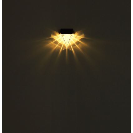 Globo - KOMPLET 2x LED solarno zidno svetlo LED/0,5W/3V IP44 600 mAh