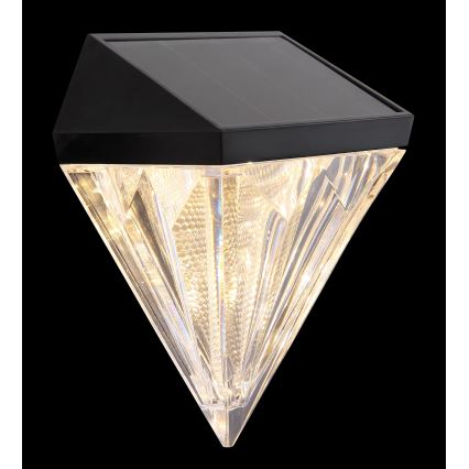 Globo - KOMPLET 2x LED solarno zidno svetlo LED/0,5W/3V IP44 600 mAh