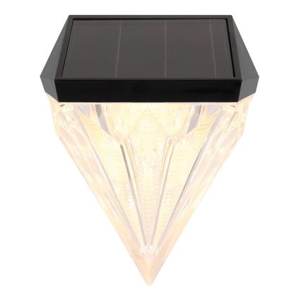 Globo - KOMPLET 2x LED solarno zidno svetlo LED/0,5W/3V IP44 600 mAh