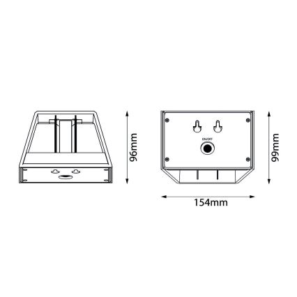 Globo - LED solarno svetlo LED/6W/3,2V 3000K IP54 1300 mAh