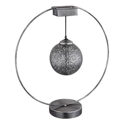Globo - LED solarno svetlo LED/0,06W/1,2V srebrno IP44