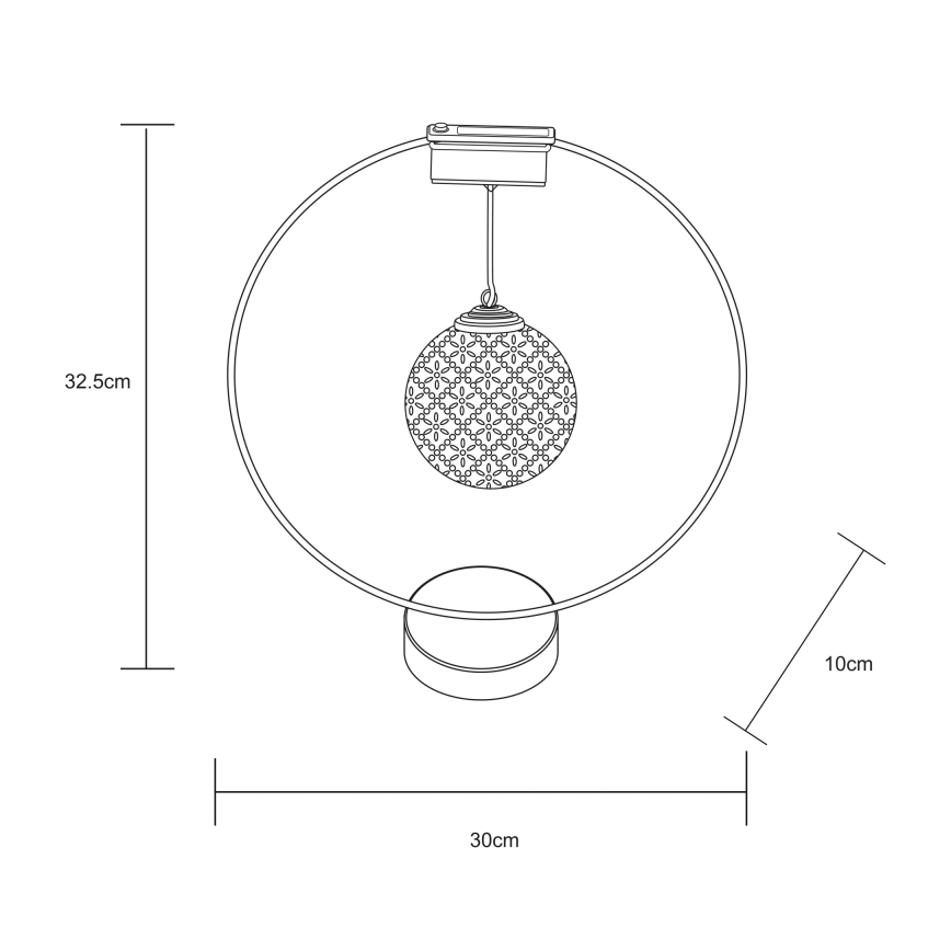 Globo - LED solarno svetlo LED/0,06W/1,2V srebrno IP44