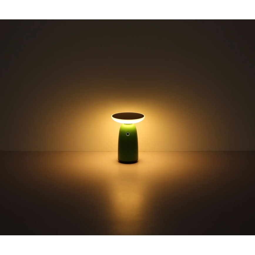 Globo - LED prigušiva solarna dodirna lampa LED/10W/3,7V IP54 3600 mAh zelena