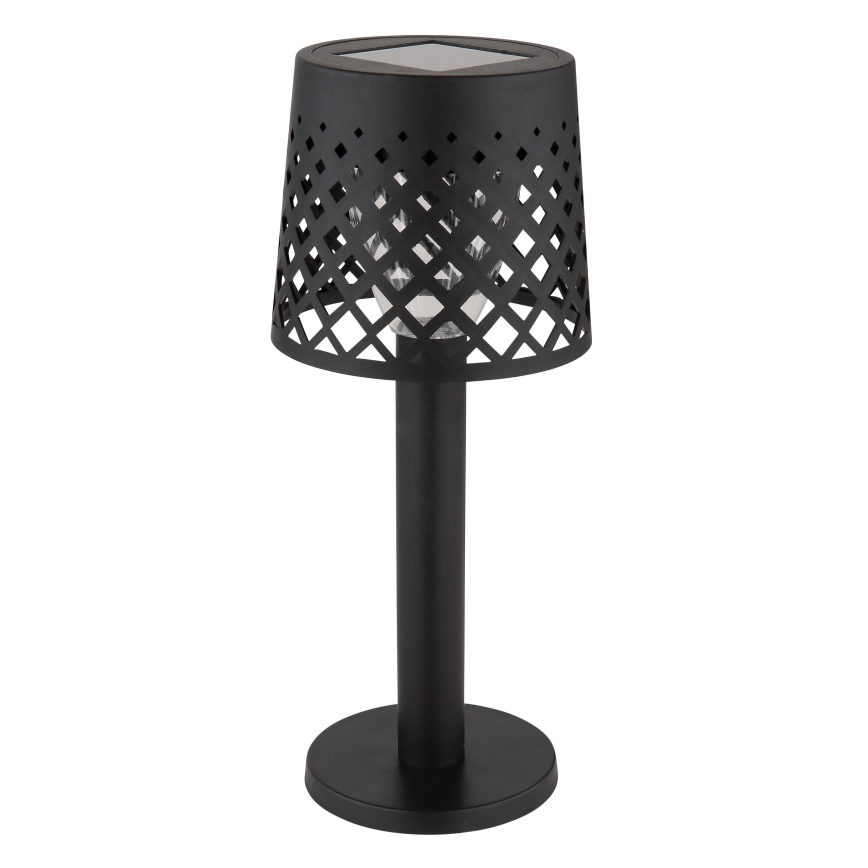 Globo - LED solarna svetiljka LED/0,06W/3,2V 3000K IP44 crna 200 mAh