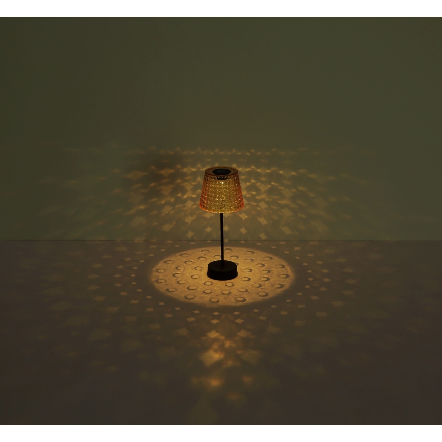 Globo - Komplet 2x LED solarna svetiljka LED/0,06W/3V IP44 40 mAh narandžasta