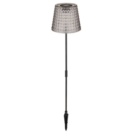 Globo - SET 2x LED solarna svetiljka LED/0,06W/3V IP44 siva