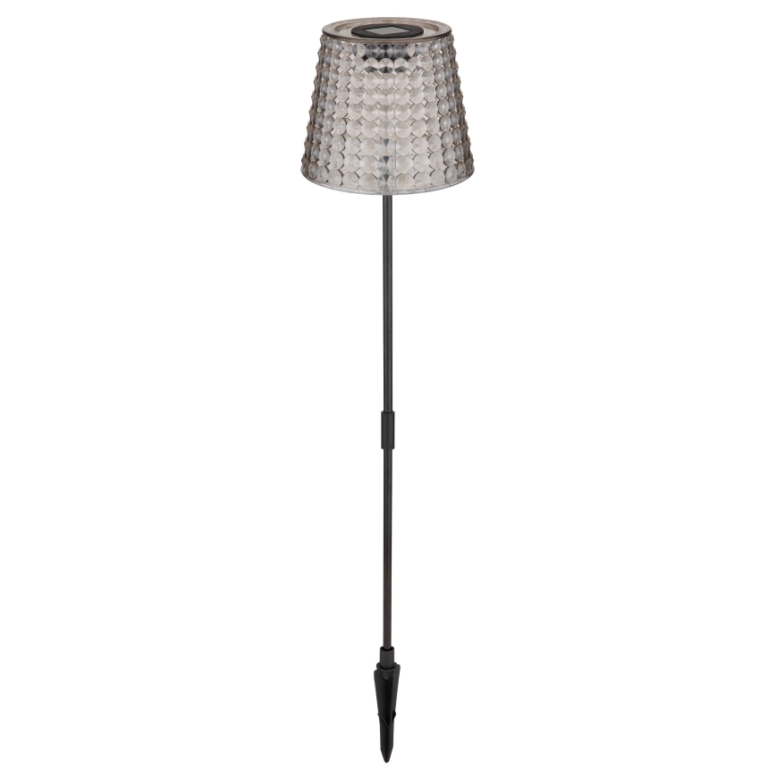 Globo - SET 2x LED solarna svetiljka LED/0,06W/3V IP44 siva