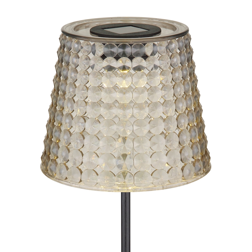 Globo - SET 2x LED solarna svetiljka LED/0,06W/3V IP44 siva