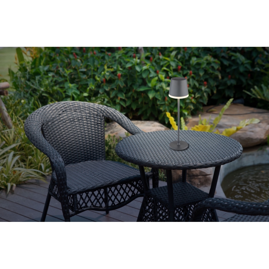 Globo - LED Solarno svetlo LED/0,6W/3V 3000K IP44 1200 mAh antracit