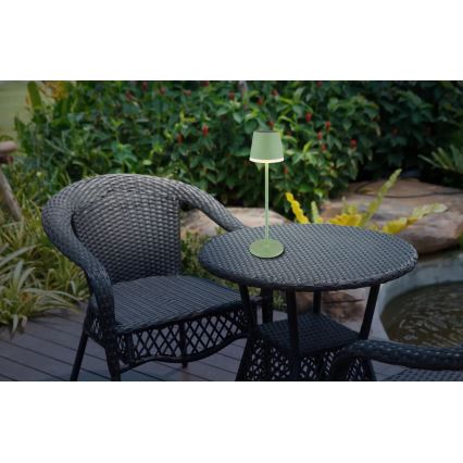 Globo - LED solarno svetlo LED/0,06W/3V 3000K IP44 1200 mAh zeleno