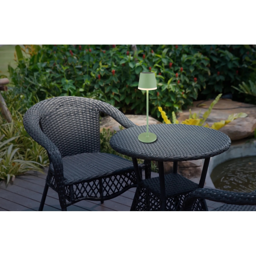Globo - LED solarno svetlo LED/0,06W/3V 3000K IP44 1200 mAh zeleno