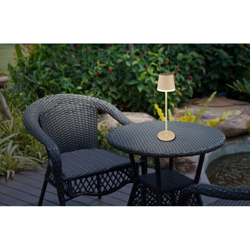 Globo - LED solarno svetlo LED/0,6W/3V 3000K IP44 1200 mAh bež