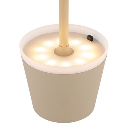 Globo - LED solarno svetlo LED/0,6W/3V 3000K IP44 1200 mAh bež