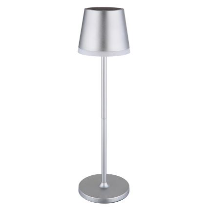 Globo - LED solarno svetlo LED/0,6W/3V 3000K IP44 1200 mAh mat hrom