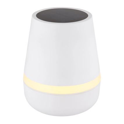 Globo - LED Solarna lampa 10xLED/0,06W/3V IP44 800 mAh bela