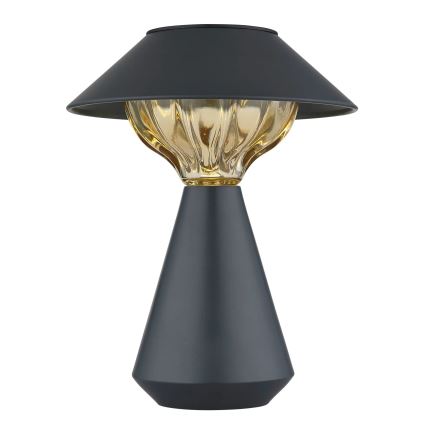 Globo - LED solarna lampa 10xLED/0,06W/1,2V IP44 600 mAh crna