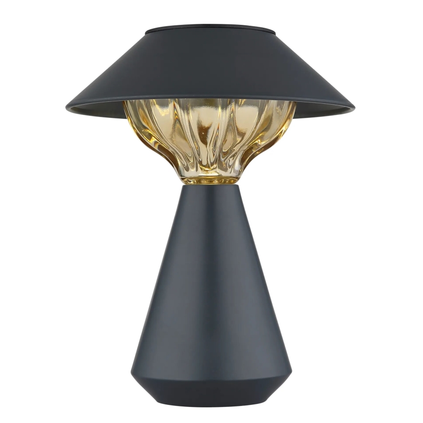 Globo - LED solarna lampa 10xLED/0,06W/1,2V IP44 600 mAh crna