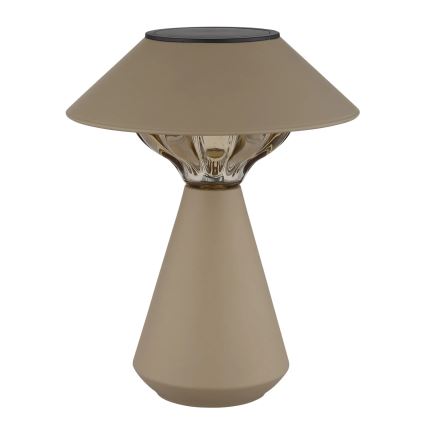 Globo - LED solarna lampa 10xLED/0,06W/1,2V IP44 600 mAh braon