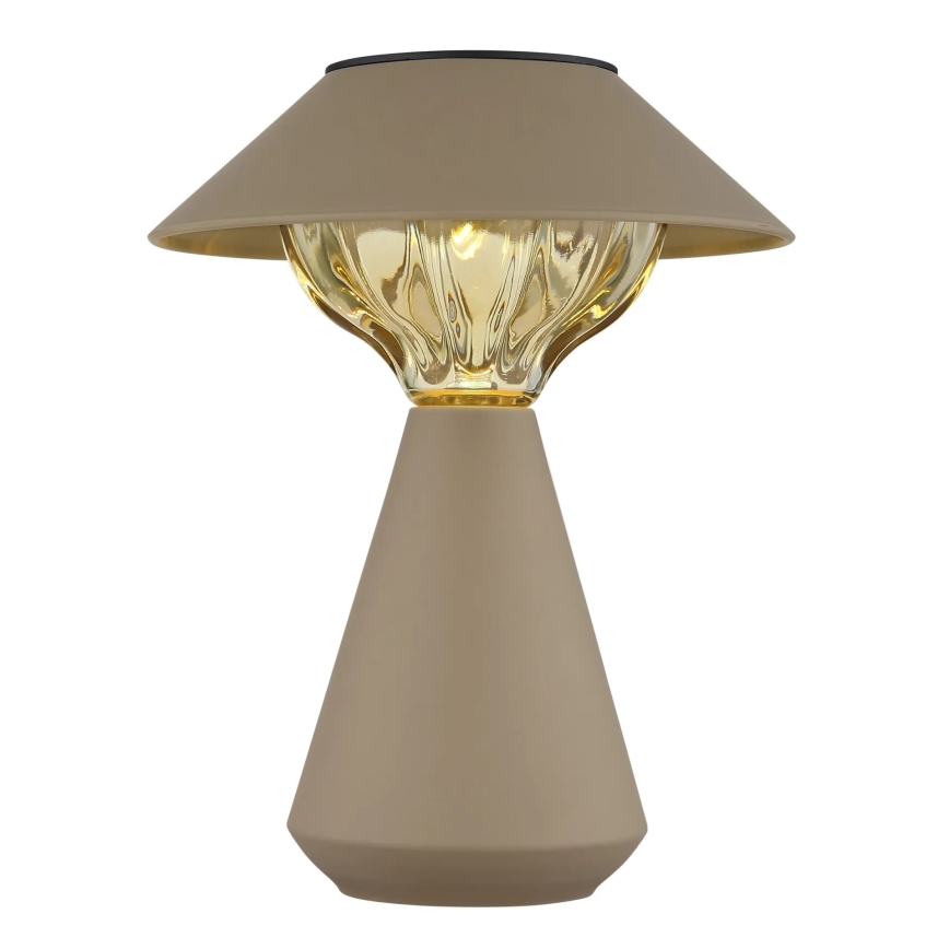 Globo - LED solarna lampa 10xLED/0,06W/1,2V IP44 600 mAh braon