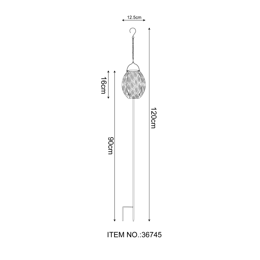 Globo - LED solarna svetiljka 3u1 LED/0,06W/3,2V 3000K IP44