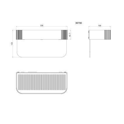 Globo - LED solarni kućni broj LED/6W/3,7V IP54 1800 mAh