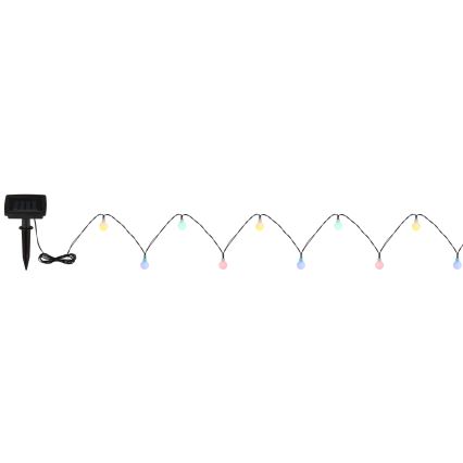 Globo - LED solarni lanac 20xLED/1,2V IP44 300 mAh 5,8 m