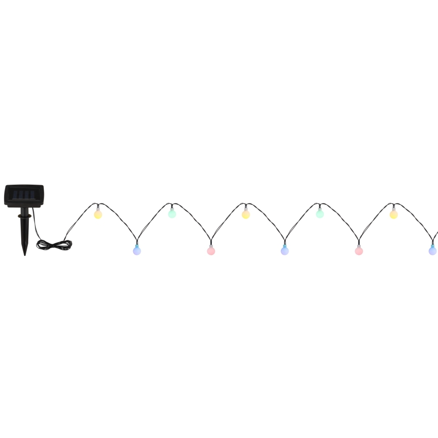 Globo - LED solarni lanac 20xLED/1,2V IP44 300 mAh 5,8 m