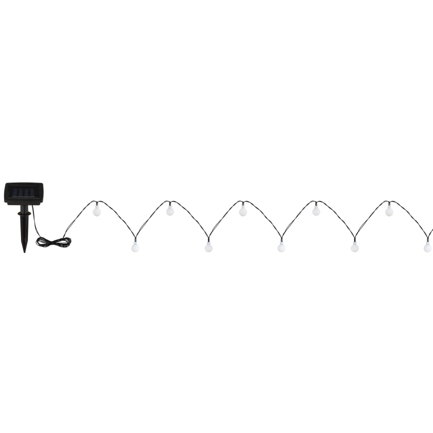 Globo - LED solarni lanac 20xLED/1,2V IP44 300 mAh 5,8 m