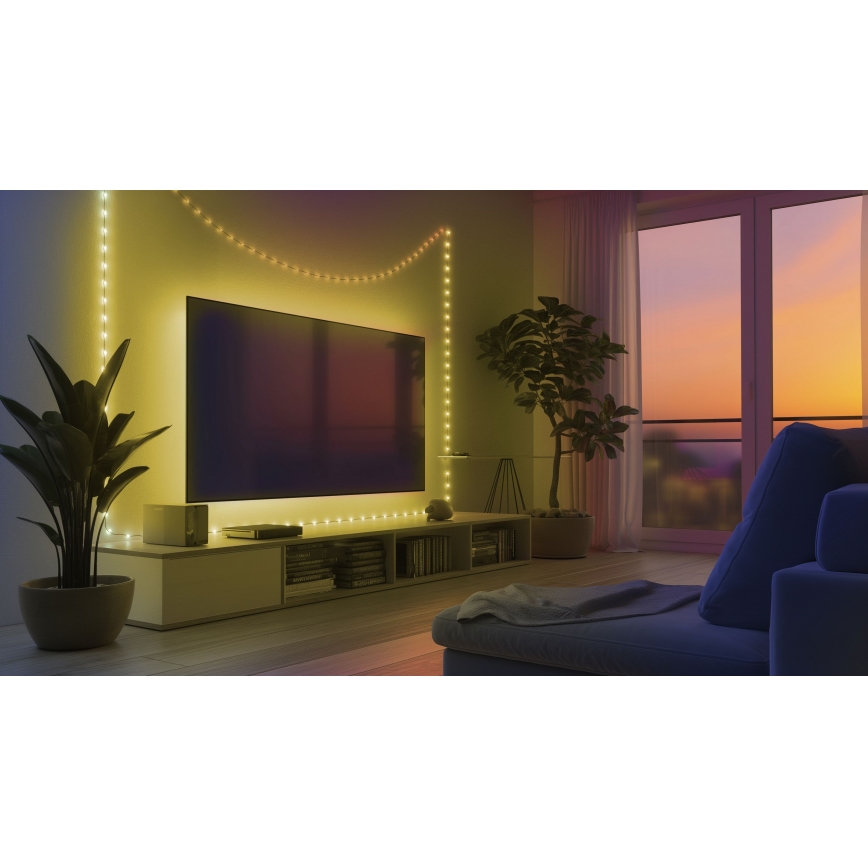 Globo - LED traka 50xLED/0,06W/5V 5 m 8 funkcija