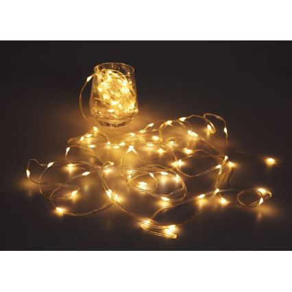 Globo - LED traka 50xLED/0,06W/5V 5 m 8 funkcija