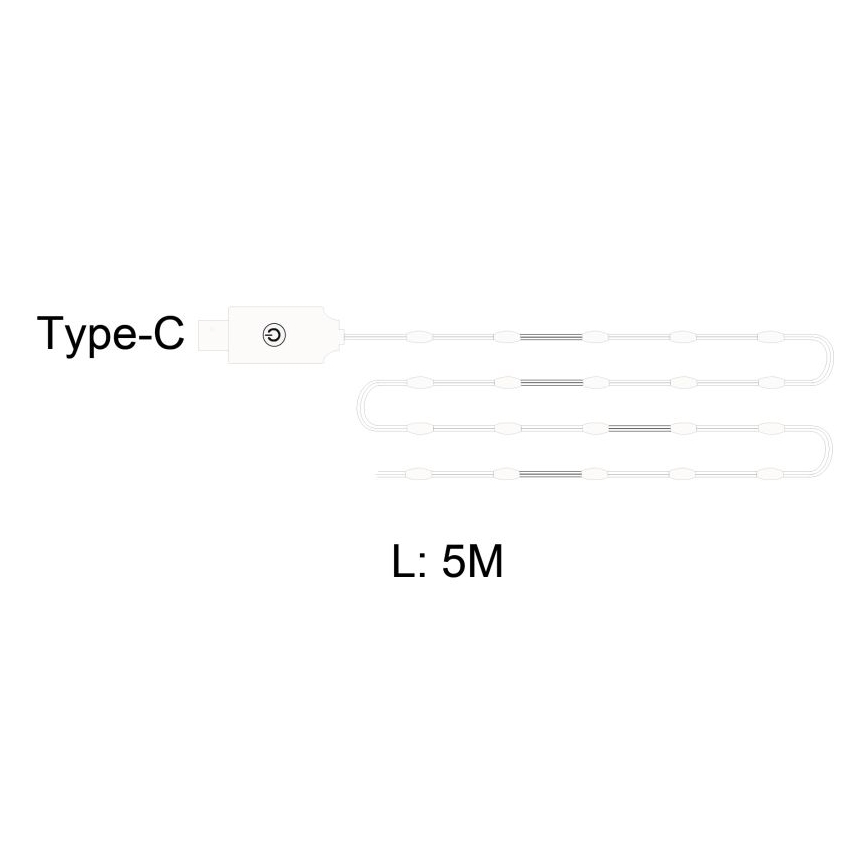 Globo - LED RGB traka 50xLED/0,06W/5V 5 m 27 funkcija