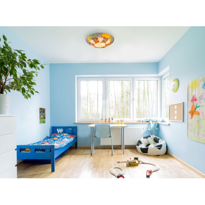 Globo - Dečije plafonsko svetlo 2xE27ILLU/60W/230V