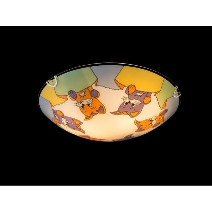 Globo - Dečije plafonsko svetlo 2xE27ILLU/60W/230V